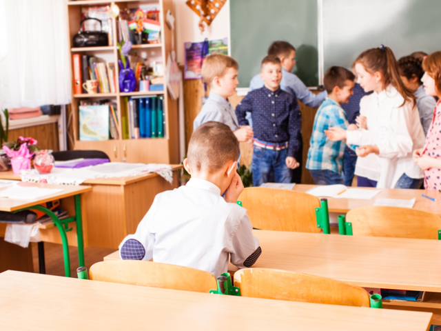 Kinderen in klaslokaal
